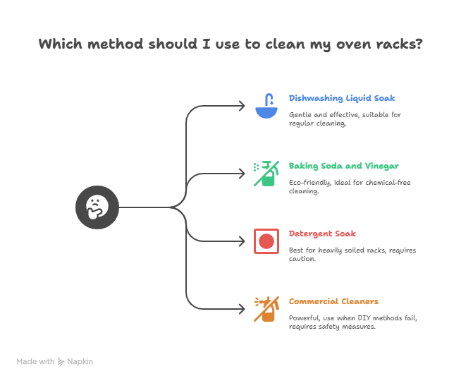 how to clean oven racks
