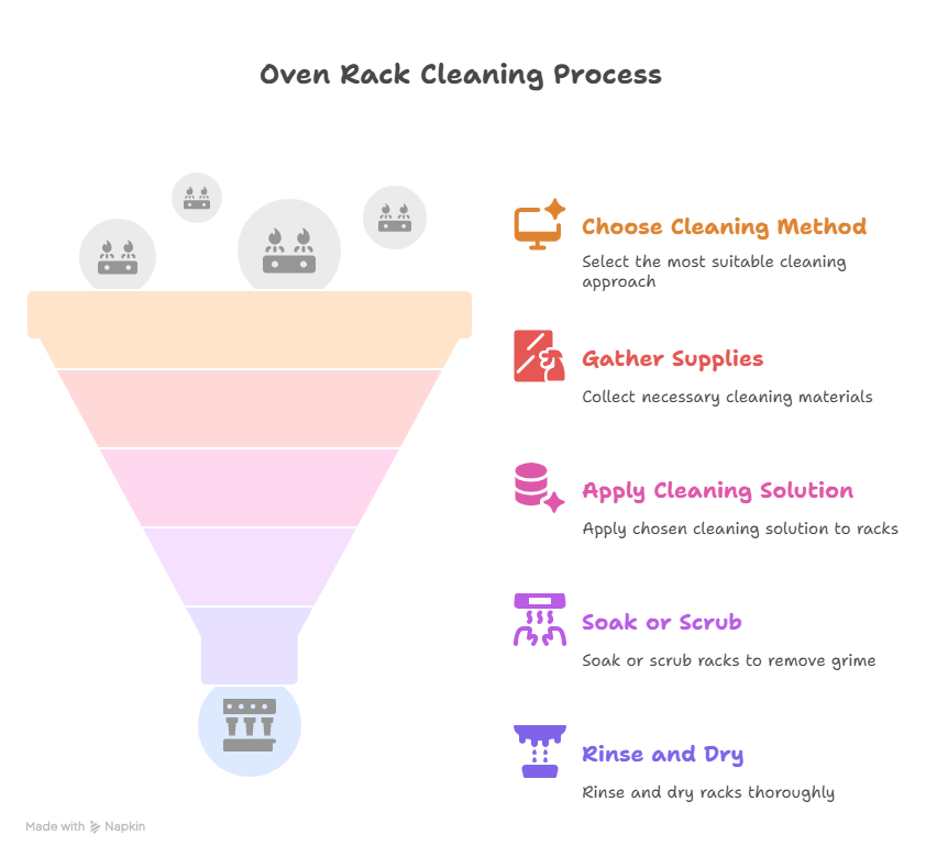 how to clean oven racks