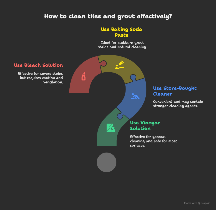 how to clean pool tiles above water line