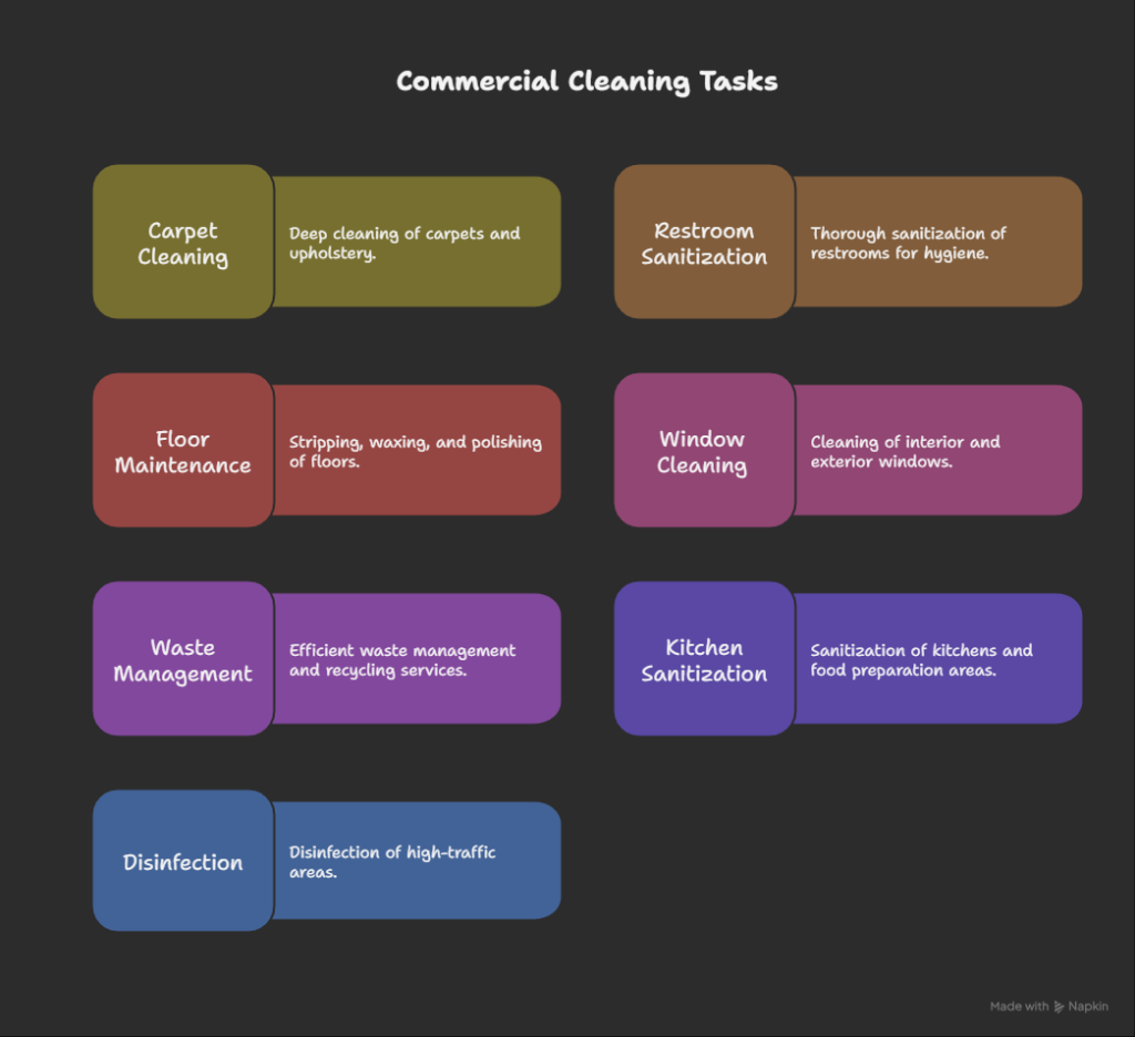 Difference Between Cleaning and Commercial Cleaning